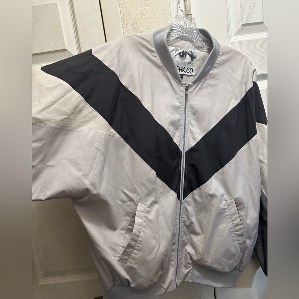 ALPHA60 Two-Tone Bomber Jacket